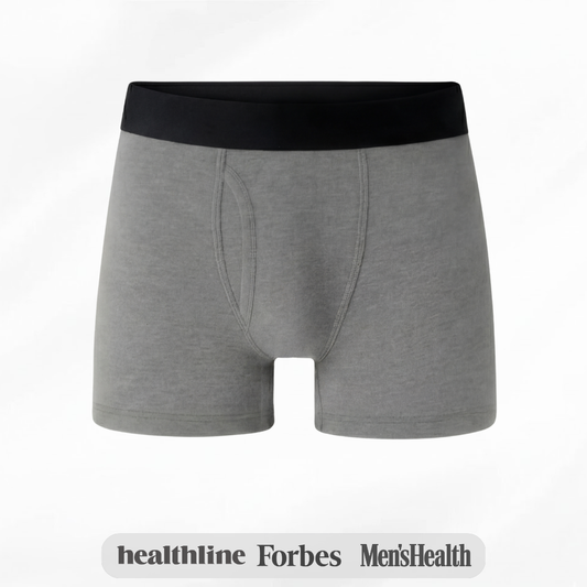 Men's All-Day Protection Boxer Briefs (Grey)