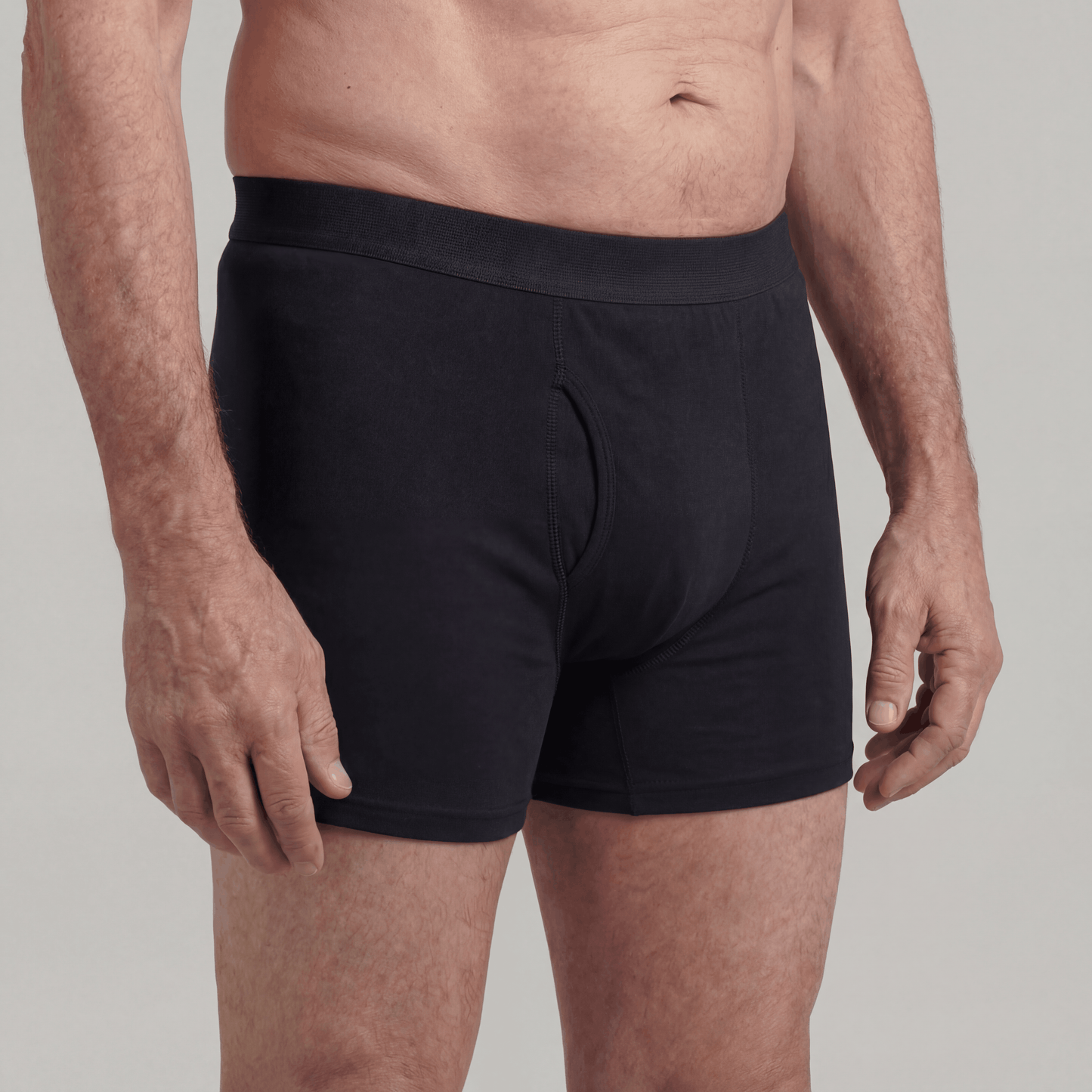 Men's Protective Underwear Black Boxer Briefs