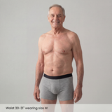 Men's Protective Underwear Gray Boxer Briefs