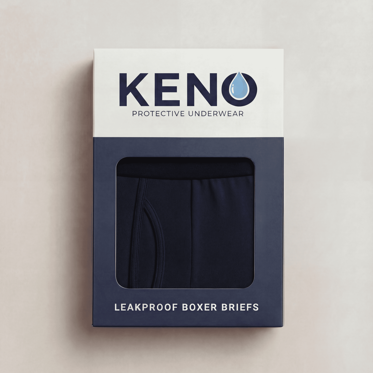 Men's Protective Underwear Navy Boxer Briefs